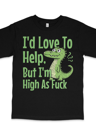 I'd Love To Help Custom Printed T-Shirt