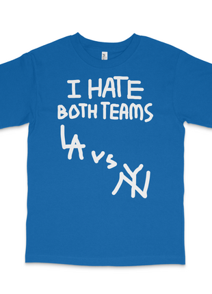 I Hate Both Teams Custom Printed T-shirt