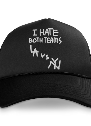 I Hate Both Teams Custom Printed Hat
