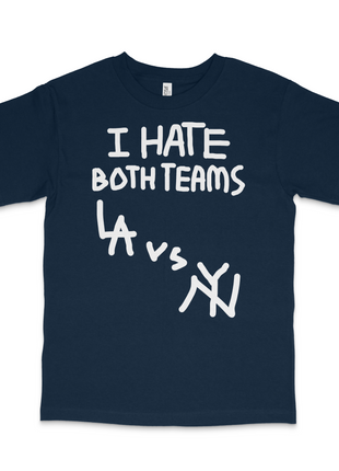 I Hate Both Teams Custom Printed T-shirt