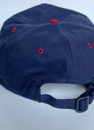 WHISKEY MAKES ME FRISKY Vintage Strapback Adjustable Cap Hat Custom Embroidered Collab Rowdy Roger