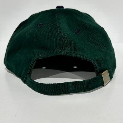 ALL MY MONEY GOES TO BEER AND CIGARETTES Vintage Green Mid Crown Strapback Cap Hat Funny Custom Embroidered Bradley Weber Collab