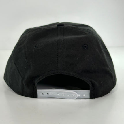 Accept what is let go of what was Have Faith on a black Rope SnapBack Hat Cap Custom Embroidered