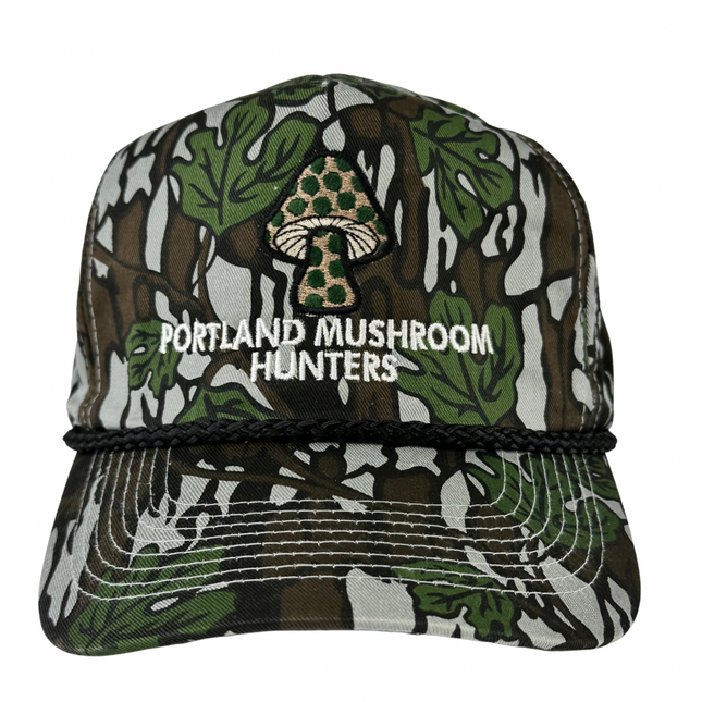 Portland Mushroom Hunters Custom Embroidered Forest SnapBack