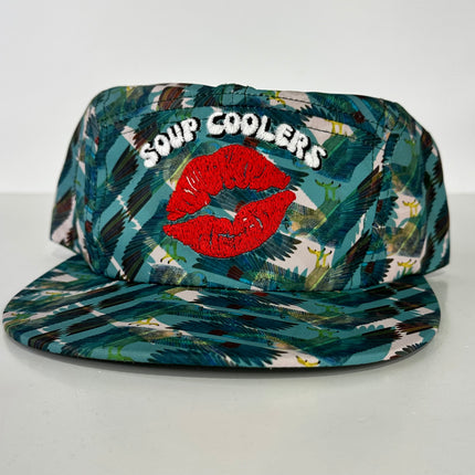 SOUP COOLERS Green SNAPBACK CAP FUNNY HAT CUSTOM EMBROIDERED COLLAB JUSTIN STAGNER