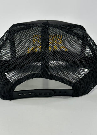 BEER CAPTAIN GOLD LEAF MESH TRUCKER SNAPBACK CAP HAT CUSTOM EMBROIDERED