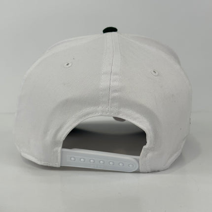 This is my fishing hat white crown green brim SnapBack Hat Cap Custom embroidered