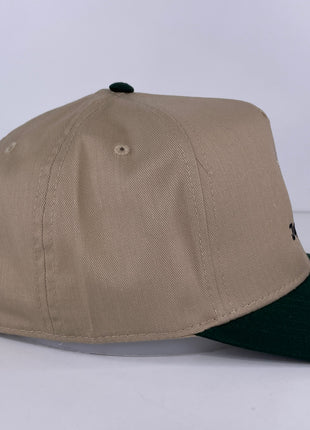 Juggernaut Outdoors Custom Embroidered Tan/Green SnapBack