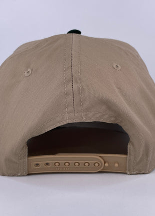 Juggernaut Outdoors Custom Embroidered Tan/Green SnapBack