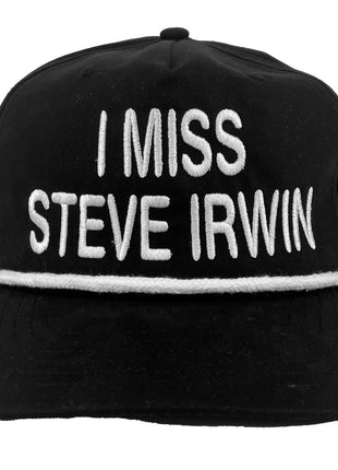 I miss Steve Irwin custom embroidered Juggernaut Outdoors collab hat