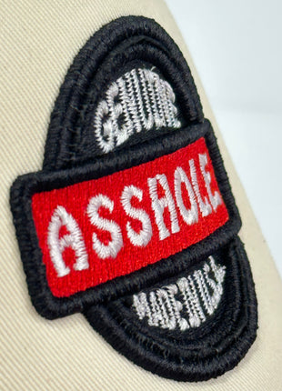 Genuine Asshole Made in USA Funny Snapback Baseball Adjustable Cap Hat Custom Embroidered