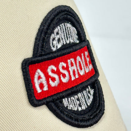 Genuine Asshole Made in USA Funny Snapback Baseball Adjustable Cap Hat Custom Embroidered