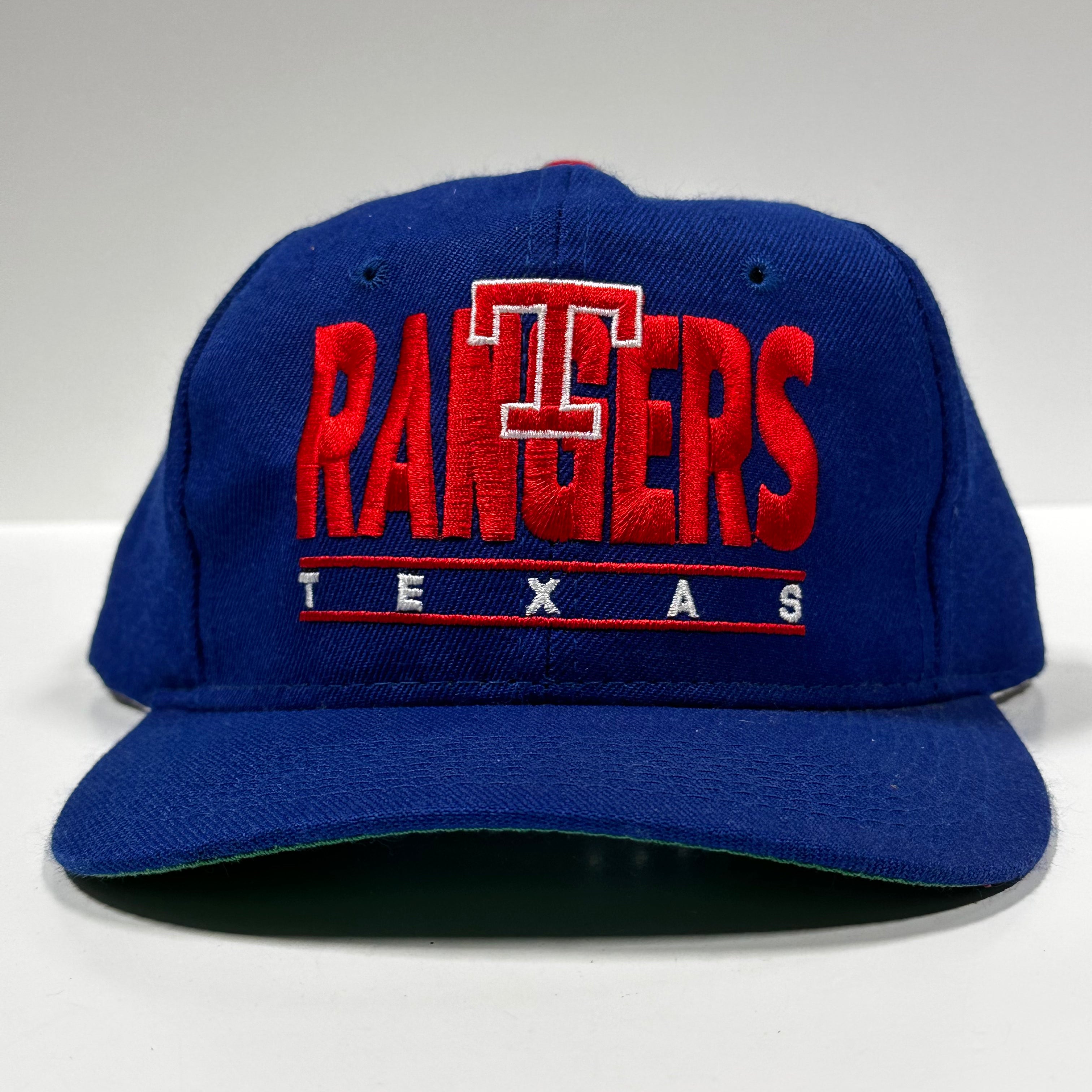 Vintage Texas Rangers MLB Logo Youngan Snapback Hat Cap – Old School Hats