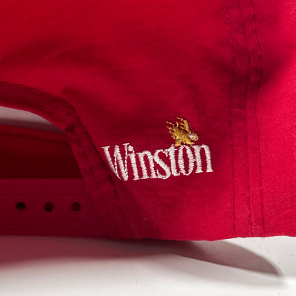 Vintage The Wrap Winston Cigarettes NASCAR Snapback Cap Hat true original vintage