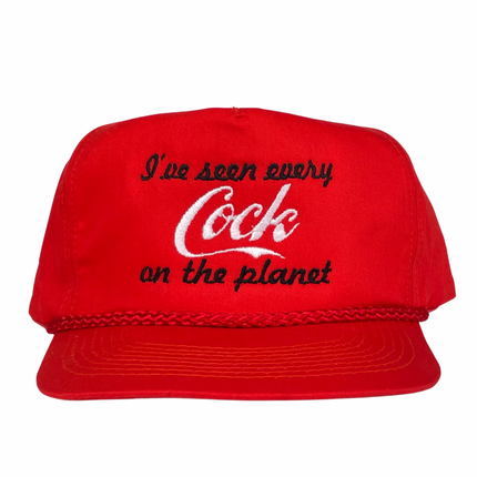 I’ve seen every cock on the planet custom embroidered SnapBack rope hat