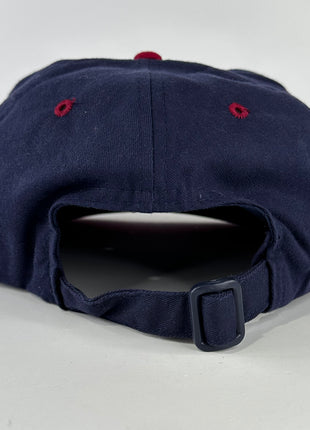 IM LOW KEY ILITERATE Vintage Maroon Strapback Cap Hat illiterate Funny Custom Embroidered