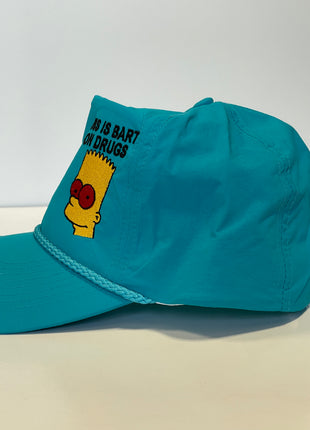 This is Bart on Drugs custom Embroidered Hat SnapBack