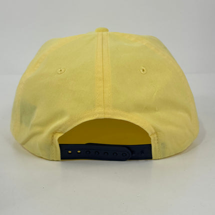 SNOOPY Brian Dog Yellow SnapBack Rope Cap Hat Funny Cap Hat Custom Embroidered Collab PotentFrog