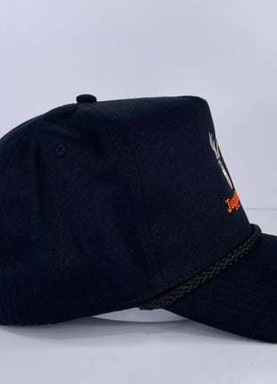Juggernaut outdoors custom Embroidered Black Rope SnapBack