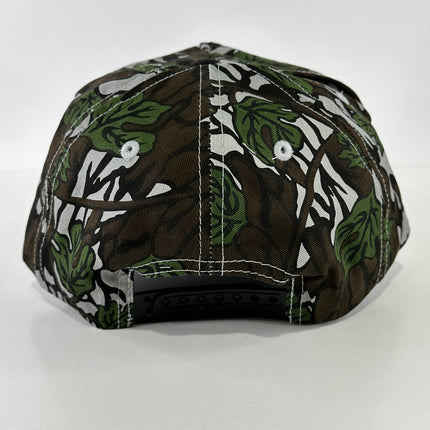 LOOK AT THAT SHITTER ON THAT CRITTER Vintage CAMO ROPE SNAPBACK BALL CAP FUNNY HUNTING CAMO HAT CUSTOM EMBROIDERED COLLAB Justin Stagner