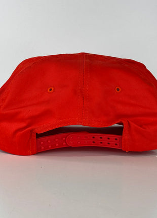 I’m Bricked on a red SnapBack hat cap with rope Custom Embroidery