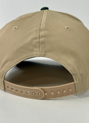 DOVE Hunting  Khaki Brim Green Crown Adjustable SnapBack Ball Cap Outdoors Hat Custom Embroidered