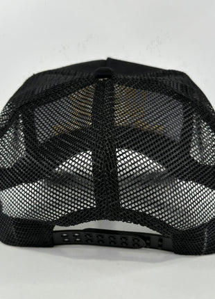 I worked hard on this beer gut on a black SnapBack hat cap Collab Cut the Activist Custom embroidery