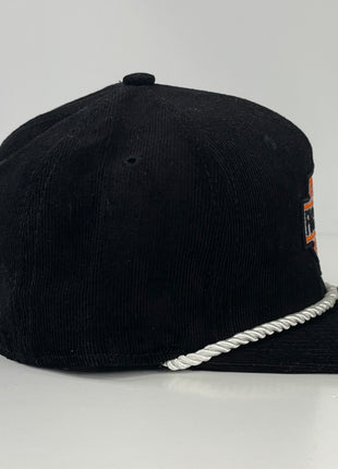 F you F You Custom Embroidered Black corduroy snapback
