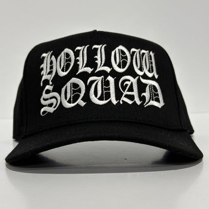 OFFICIAL HOLLOW SQUAD Xavier Wulf COLLAB Black SnapBack Cap Hat Custom Embroidered