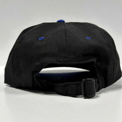 LEMME HIT YOUR VAPE on a Vintage Black Crown Strapback Funny Cap Hat Custom Embroidered