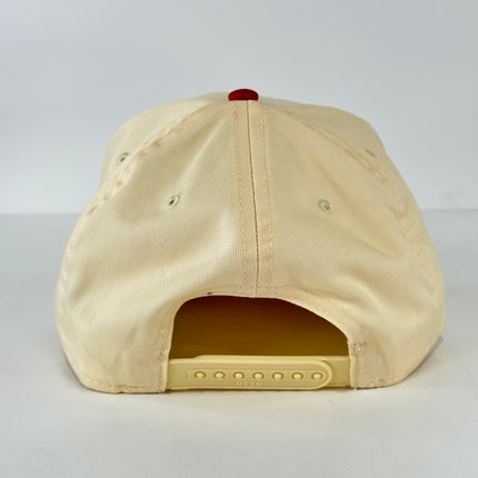 SOMEONE GOT HIT IN THE BOINGLOINGS RED KHAKI SNAPBACK BALL CAP FUNNY HAT CUSTOM EMBROIDERED COLLAB Potent Frog