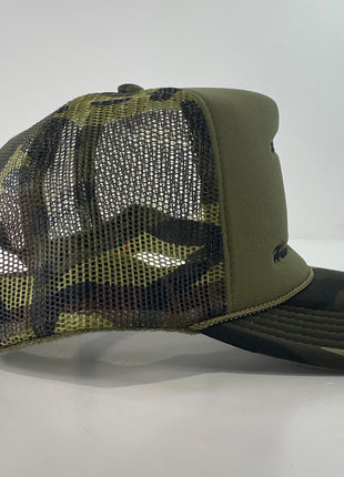 Deergod Hunting Club Custom Embroidered SnapBack Hat Cap Mesh trucker Official collab with TeamseshDeergod