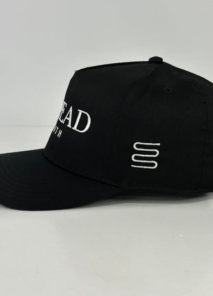 THREAD OF FAITH Black SnapBack Adjustable Baseball Cap Hat Custom Embroidery Lawrenceville GA