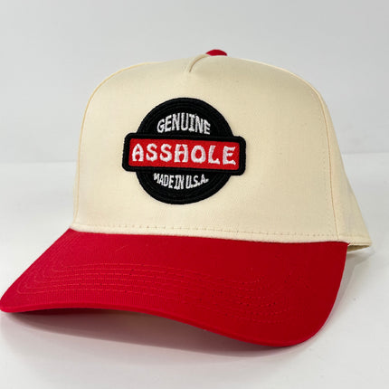 Genuine Asshole Made in USA Funny Snapback Baseball Adjustable Cap