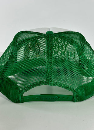 Shoot the hooch 1996 on a green mesh trucker SnapBack hat cap custom embroidered