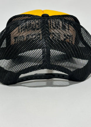IM NOT PREGNANT ITS JUST A BEER GUT Black Mesh SnapBack Trucker Cap Funny Beer Drinking Hat Custom Embroidered Collab Cut The Activist