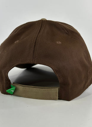 HELLO LOSER Brown Dad Ball Cap Velcro Hat Eustom Embroidered