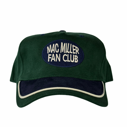 Mac miller fan club custom embroidered Strapback green hat