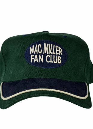 Mac miller fan club custom embroidered Strapback green hat