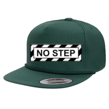 Custom order No Step on green Snapback hat cap Custom Embroidery