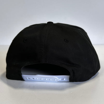 Custom Where The F Is My Vape Sewn on Genuine Leather Holder White Rope Black SnapBack Cap Hat Custom Embroidered