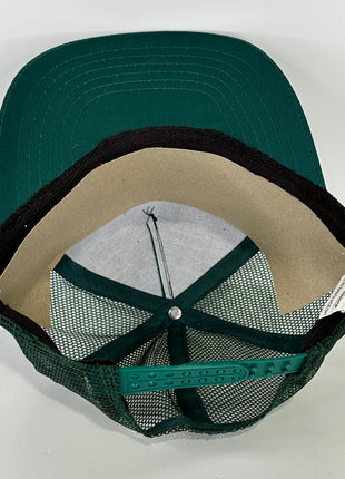 True Original Vintage Subway Green Mesh Trucker Hat Authentic 1990s Deadstock Employee Cap (Not Reproduced)