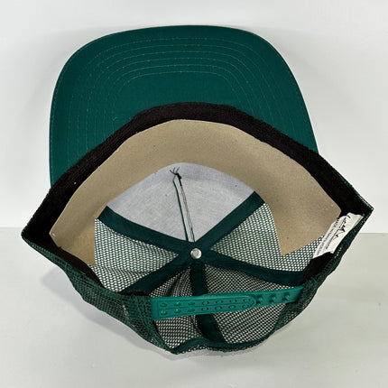 True original vintage Subway Green Mesh Trucker Strapback Hat Cap DEADSTOCK