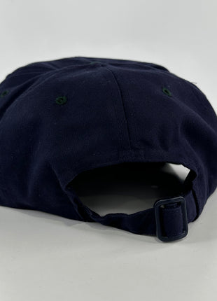 Shotty O’Clock on a blue brim green brim Strapback Hat Cap Collab The Izzy Drinks Custom Embroidery