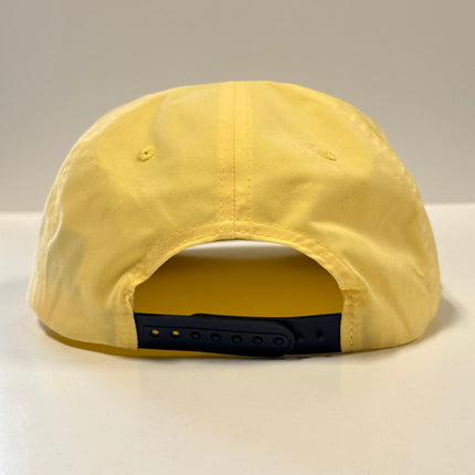 Brown Trout ON WEEKENDS I HOOK UP WITH BIG GIRLS WHO SWALLOW Funny Fishing Yellow SnapBack Rope Golf Hat Cap Custom Embroidered