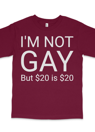 I'm Not Gay Custom Printed T-shirt