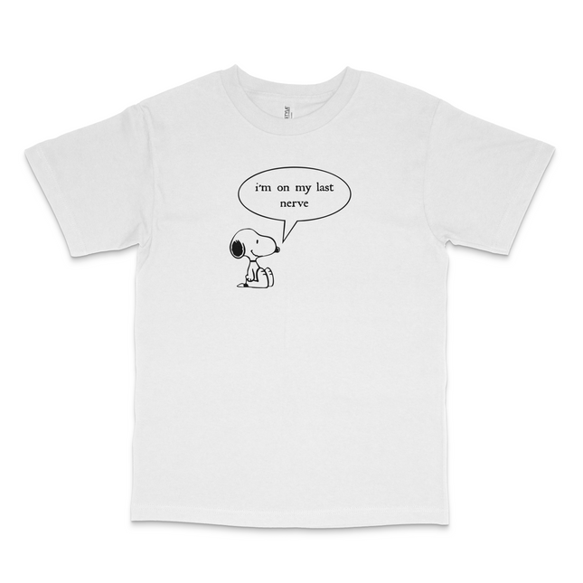 I'm On My Last Nerve Custom Printed T-Shirt