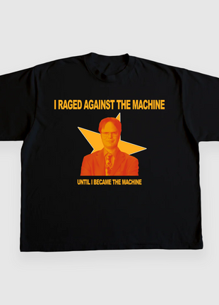 I RAGED AGAINST THE MACHINE CUSTOM PRINTED T-SHIRT