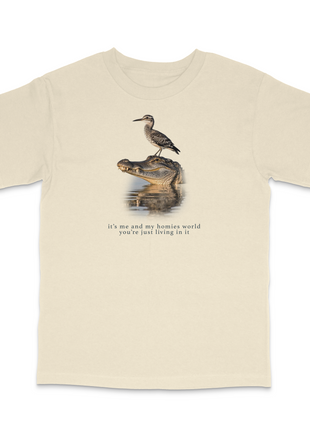 It's Me And My Homies World Custom Printed T-Shirt