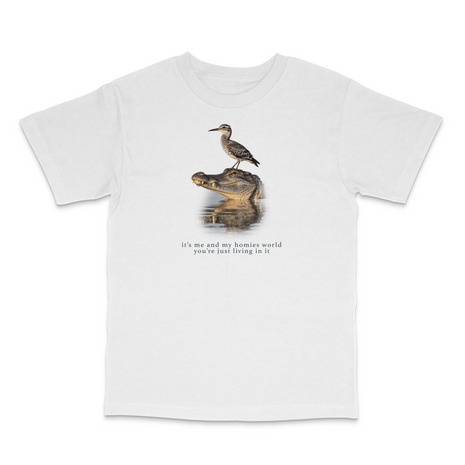 It's Me And My Homies World Custom Printed T-Shirt